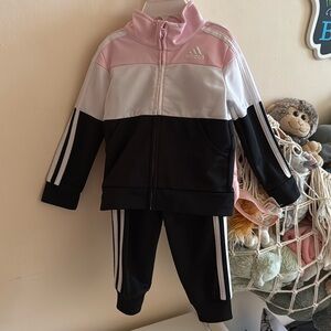 Adidas 2T girls tracksuit set